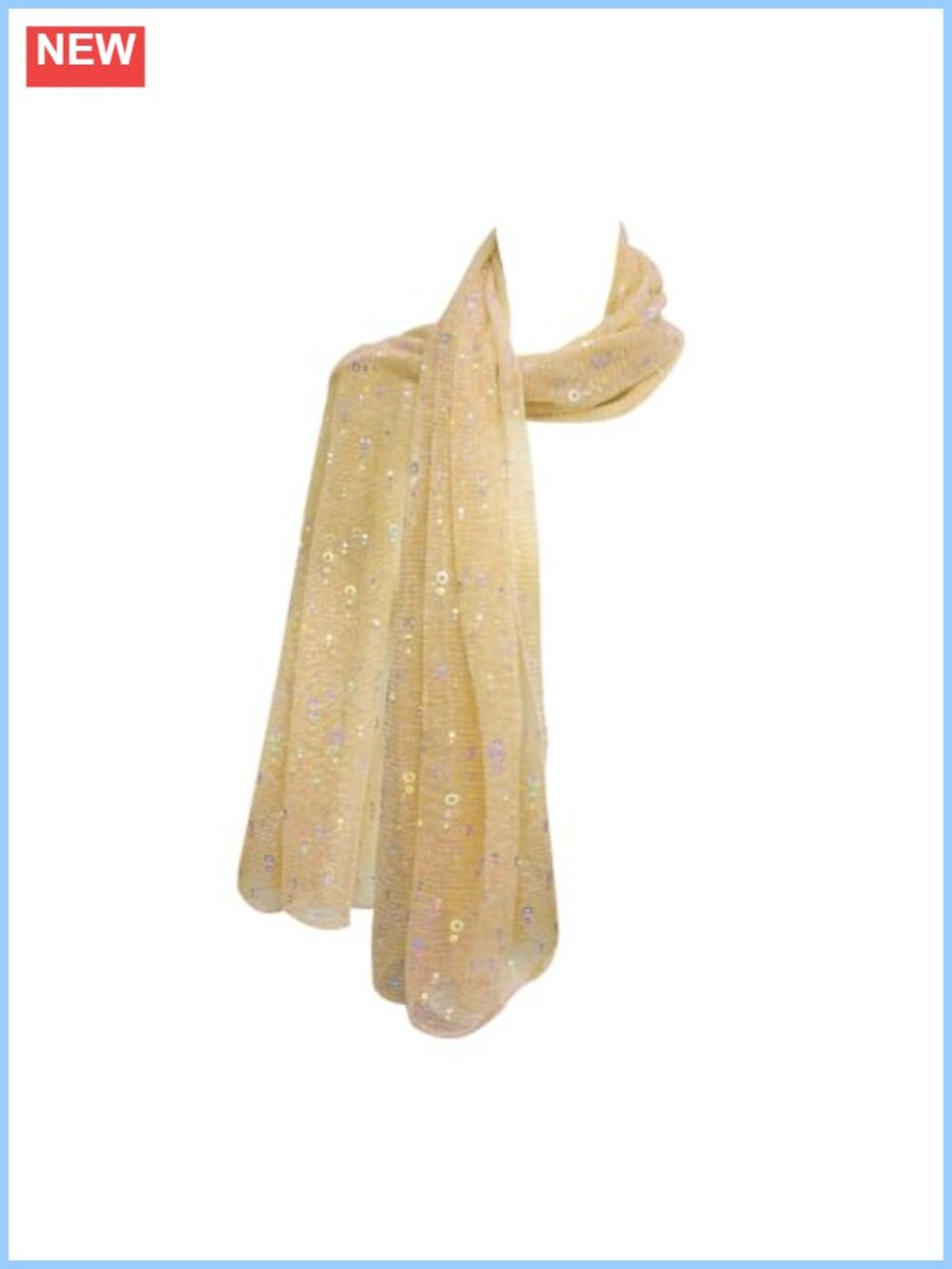Lightweight Sequin Scarf Shawl Wrap for Women Shimmer Evening Wrap